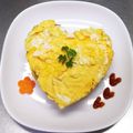 ☆ありか358☆'s cooksnap of when they made バレンタイン♥卵とろとろ本命オムライス.
