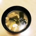 take♪aki♪'s cooksnap of when they made だれでも簡単！基本の豆腐の味噌汁.