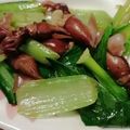 さくここみわ's cooksnap of when they made ホタルイカと小松菜の炒め物.