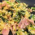 みきみっきー0530's cooksnap of when they made 小松菜とベーコンの炒飯.
