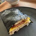 guriyama's cooksnap of when they made ポーク玉子おにぎらず(スパムおにぎり).