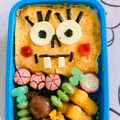まままは母's cooksnap of when they made スポンジボブ弁当簡単キャラ弁.