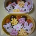 トリプル☆Ｈ's cooksnap of when they made くまとうさぎのサンドイッチ(キャラ弁).