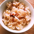 あんぐーりあ's cooksnap of when they made 新玉ねぎと桜えびとベーコンの炊き込みご飯.