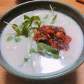 pontaaa's cooksnap of when they made 食べるラー油で★ごま豆乳うどん.