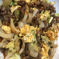 くまっぴ。's cooksnap of when they made 牛肉と卵とキャベツの焼肉のたれ炒め.