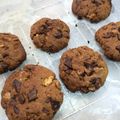 ＋SUN3's cooksnap of when they made ☆ザクほろ☆チョコ＆胡桃コーヒークッキー.