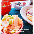 ＴＷＯＨＥＡＲＴＳ's cooksnap of when they made タケノコと枝豆の味噌炒め.