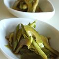 Burky's cooksnap of when they made 簡単漬けるだけおつまみ　セロリのぽん酢漬.