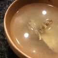 Qookoocoo's cooksnap of when they made あさりの味噌汁.