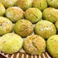 ステルトミチル's cooksnap of when they made ほろ苦抹茶のスノーボールクッキー＊.