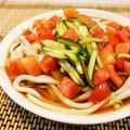 アイリッシュショコラ's cooksnap of when they made 簡単☆さっぱりトマトサラダうどん.