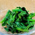 sakuhim's cooksnap of when they made 胡麻油香る*菜の花*ぴりっとからし和え.