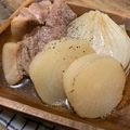 クックEIL138☆'s cooksnap of when they made 大根と玉ねぎ、豚カタロースの中華風煮込み.