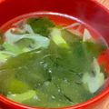 cocoruna's cooksnap of when they made 白だしと味覇で♡簡単わかめスープ♡.