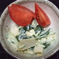 ごーあい's cooksnap of when they made 筍の穂先とワカメの味噌マヨ和え.