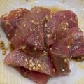 ゆかにんぐ's cooksnap of when they made 鰤の刺身をごま油で.