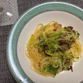 まりんぶるー０５'s cooksnap of when they made 牛肉と長ねぎと豆苗の和風パスタ.