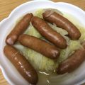 みっぺぴ's cooksnap of when they made 材料4つ★ウィンナーとキャベツの白だし煮.