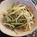 ☆hikonyan☆'s cooksnap of when they made ＊節約＊もやしと胡瓜の胡麻和え＊.