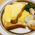 ＊実月＊'s cooksnap of when they made ハイジのぷっくりチーズトースト♡朝ご飯.