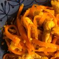 梅ちぁん's cooksnap of when they made お弁当の彩りに！簡単にんじんきんぴら.