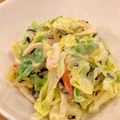 クック0VQKO7☆'s cooksnap of when they made 春キャベツとカニカマのマヨサラダ.