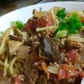 さゆとまみ's cooksnap of when they made ワンポットパスタ　ミートソース.