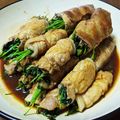 沙羅たんママ's cooksnap of when they made 豆苗の豚ロース肉巻き.