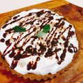 papikun's cooksnap of when they made ココア生地☆バナナチョコ・チップ～タルト.