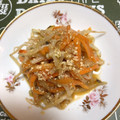 けんよこ's cooksnap of when they made レンジで簡単♪もやしと人参のナムル.