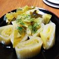 sunujiro's cooksnap of when they made 甘酸っぱい♡白ネギのスープ煮マリネ.