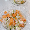 なっつなおこ's cooksnap of when they made 我が家のマリネ♪サーモン・鮃を添えて….