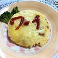 chi−ちゃん's cooksnap of when they made おひとりさまの速攻なんちゃってオムライス.