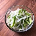 栗丸うさぎ's cooksnap of when they made カンタン酢で玉ねぎときゅうりの酢の物.