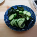 ビギナーえい's cooksnap of when they made ワカメとキュウリの酢の物.