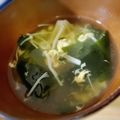 つばき417's cooksnap of when they made 簡単☆美味しい卵わかめスープ.