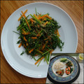 melmarilyn's cooksnap of when they made 人参の葉と茎のきんぴら.