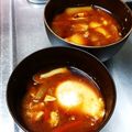 popee8's cooksnap of when they made コレ飲みたい❤ポーチドエッグのお味噌汁.
