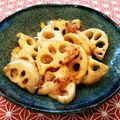 あーこ姐's cooksnap of when they made 厚切りれんこんのおかか炒め＊.