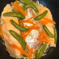 らっきょーーーぅ's cooksnap of when they made 銀鮭ときのこのフライパン蒸し.