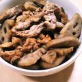 あさここなっつ's cooksnap of when they made レンコンと豚こまの甘辛炒め♪サクサク食感.