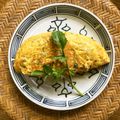 oyukidesu's cooksnap of when they made 海藻としらすのオムレツ☆(丼ぶり).