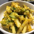 リラシャン's cooksnap of when they made かぼちゃ煮物のマカロニサラダ.