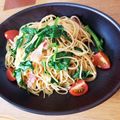 ぽんたＵ＾ェ＾Ｕ's cooksnap of when they made ベーコンとルッコラセルバチカ のパスタ.