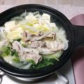 クックYIORT9☆'s cooksnap of when they made 豆苗と豚肉のねぎしゃぶ鍋☆ダイエット！.