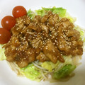 七分袖's cooksnap of when they made 豚肉もも　揚げずにうまい.