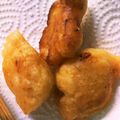 きむち03's cooksnap of when they made 簡単！サクッもちっ☆バナナ片栗粉ドーナツ.