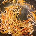 風花。。's cooksnap of when they made フライパンで簡単きんぴらごぼう.