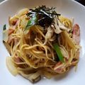ィクラちゃん's cooksnap of when they made しめじとベーコンのにんにく醤油パスタ.